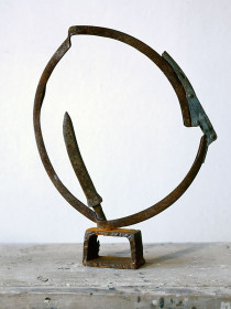 Kopf, 1994<br />Stahl, H 35 cm