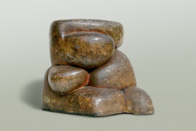 Figur, 2011<br />Salzglasiertes Steinzeug, H 35 cm